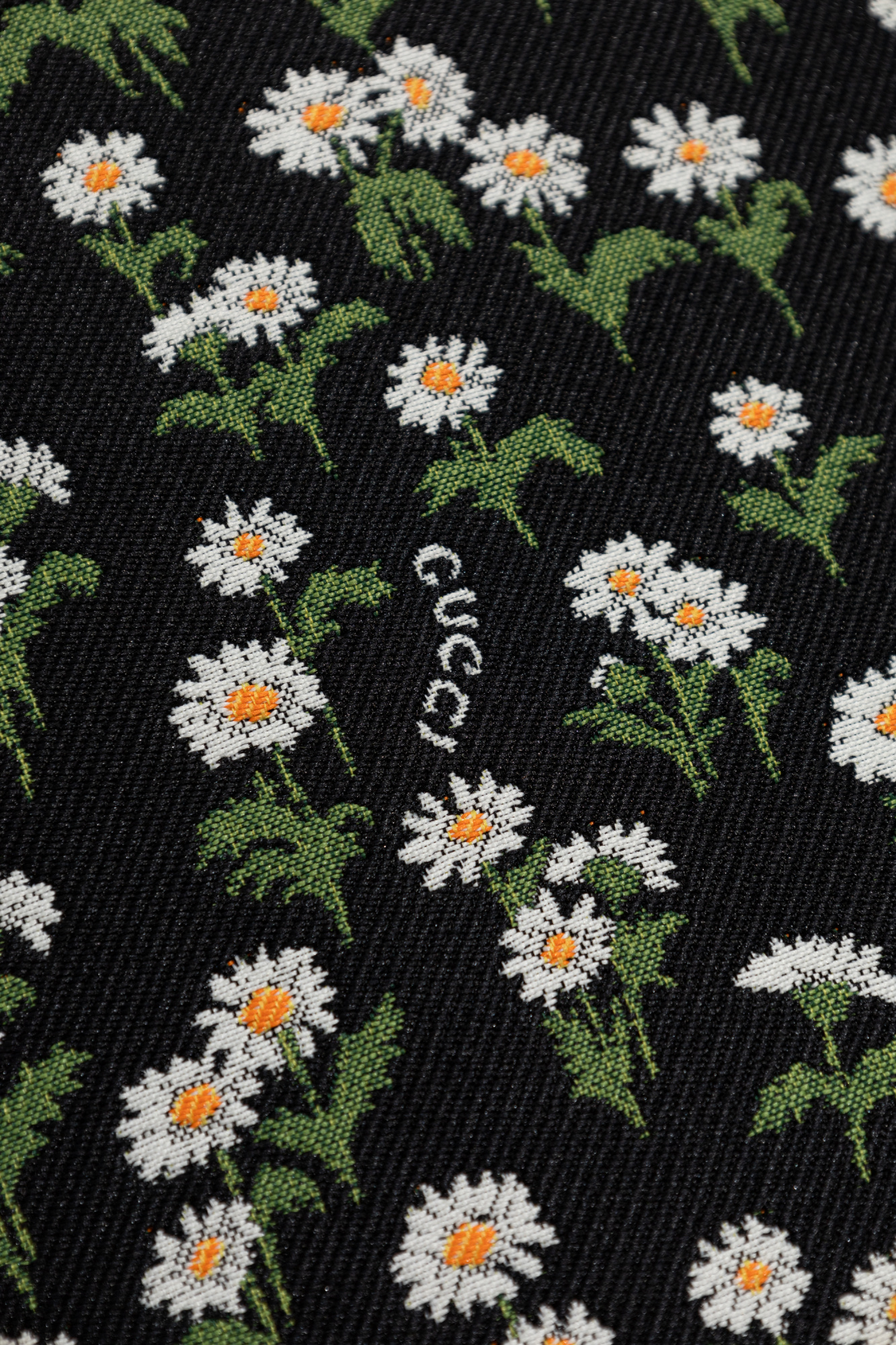スカート GUCCI Woman Skirt Black 820425ZASFX 1173 Black Patterned skirt with slit Gucci - Vitkac AS
